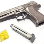 Toy Gun PUBG Pistol with 6 mm Plastic BB Bullet(50.Extra Bullet) Guns & Darts (Black)